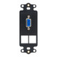 Decorex Insert with VGA Connector and 2 Ports for HD Style - Black IC107DR2BK Decorex Insert with VGA Connector and 2 Ports for HD Style - Black IC107DR2BK